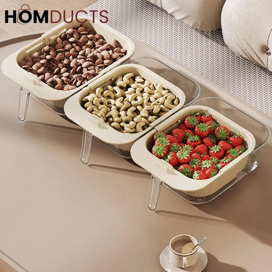 Double Layer Adjustable Strainer Basket