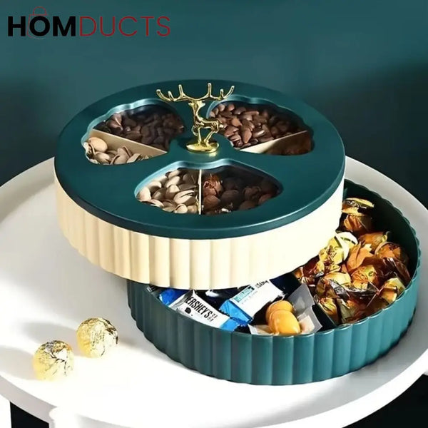 Double Layer Dry Fruit And Snacks Container