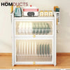 Double Layer Dustproof Kitchen Dish Drying Rack