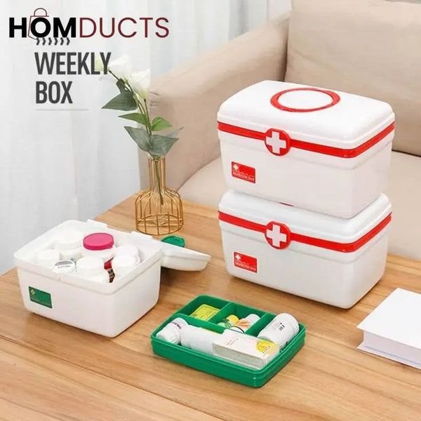 Double Layer First Aid Box