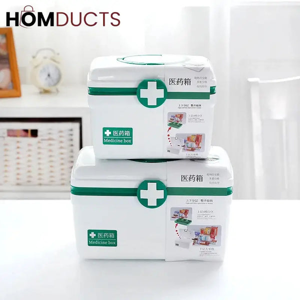 Double Layer First Aid Box
