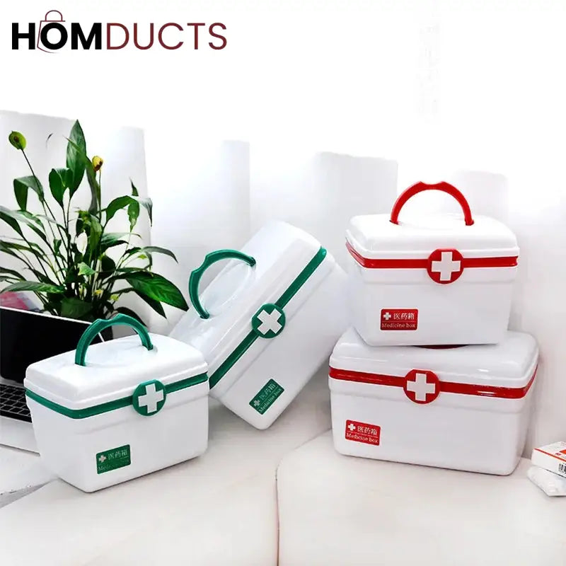 Double Layer First Aid Box