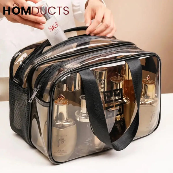 Double Layer Water Proof Cosmetic Bag J & C Organizer