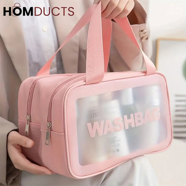 Double Layer Waterproof Travel Cosmetic Washbag Organizer J & C