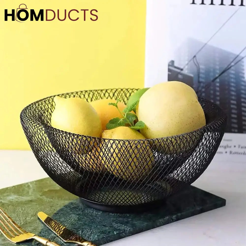 Double Mesh Decorative Fruit Basket