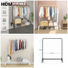 Double Pole Metal Cloth Stand