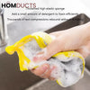 Double Sided Cleaning Sponge (Pack Of 4)