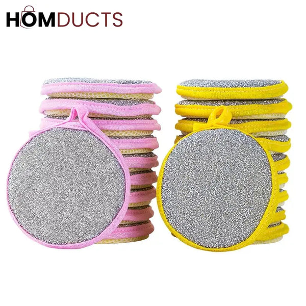 Double Sided Cleaning Sponge (Pack Of 4)