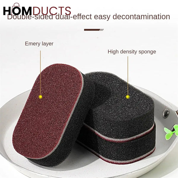 Double Sided Thickened Dishwashing Sponge (Pair)