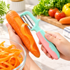 Dual-head vegetable peeler