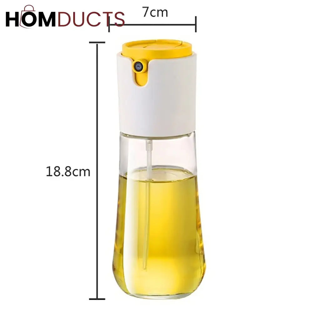 Dual Oil Dispensing And Spray Bottle