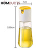 Dual Oil Dispensing And Spray Bottle