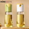 Dual Oil Dispensing And Spray Bottle