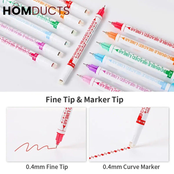 Dual Tip Highlighter + Pen