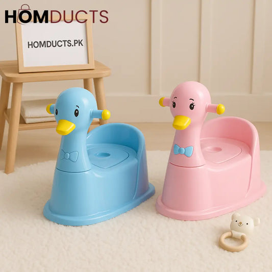 DuckieBuddy Baby Potty Seat – Cute Animal Design in Pink & Blue