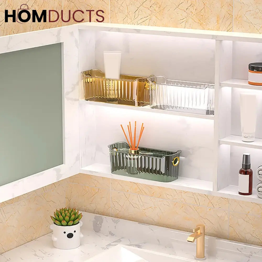 Dust-Proof Makeup & Jewelry Organizer Box - Luxury Cosmetic Storage with Drawers