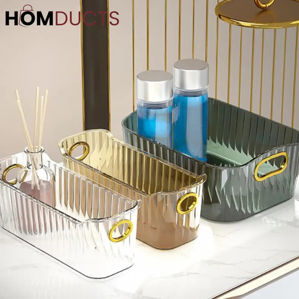 Dust-Proof Makeup & Jewelry Organizer Box - Luxury Cosmetic Storage with Drawers