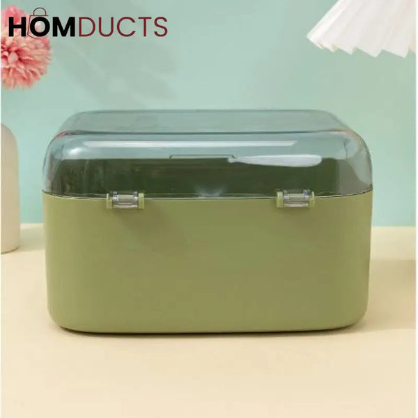 Dustproof Cosmetic Display Case with Drawers - Makeup Organizer Box