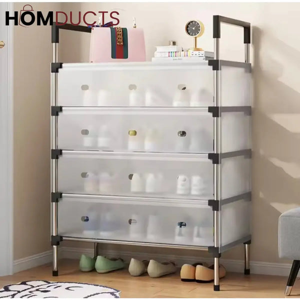 Dustproof Multilayer Shoe Rack