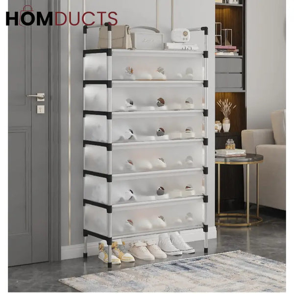 Dustproof Multilayer Shoe Rack – Homducts