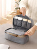 Travel Underwear and Bra Organizer Bag – Portable Lingerie Storage Pouch with Compartments for Socks, Panties, and Bras