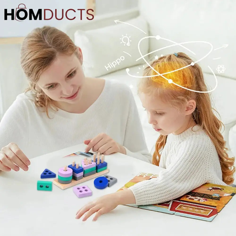 Early Learning Shapes Educational Puzzle