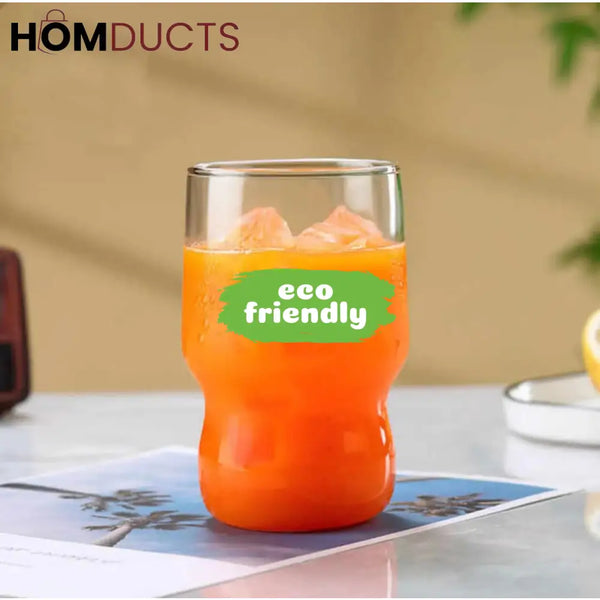 Eco-Chic Straw Glass Tumbler: Sustainable Hydration with Bamboo Lid Water Bottles