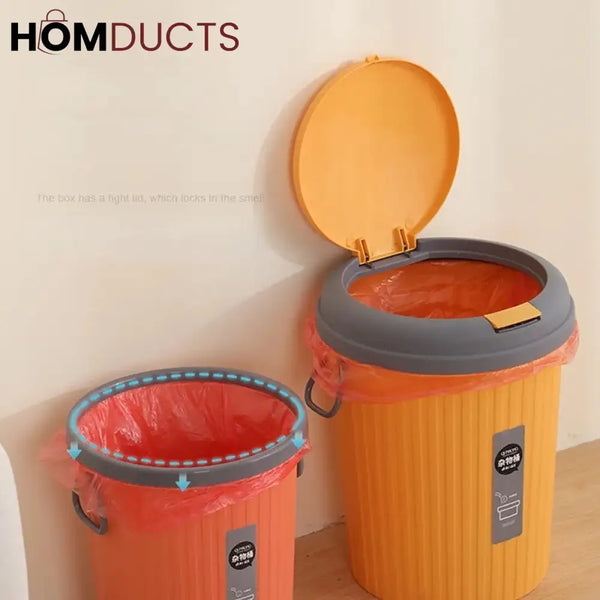 Eco - Friendly Trashbin With Lid