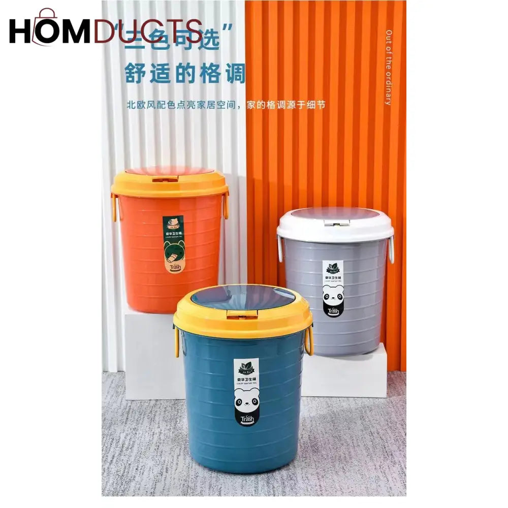 Eco - Friendly Trashbin With Lid