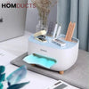 Ecoco Tissue Box With Multifunctional Holder
