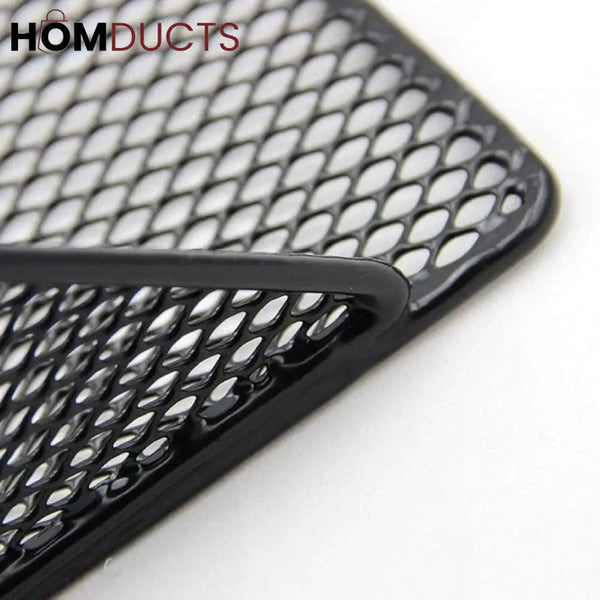 Efficient Wall-Mount Iron Mesh Hanging Rack with Hooks - Versatile Storage Organizer