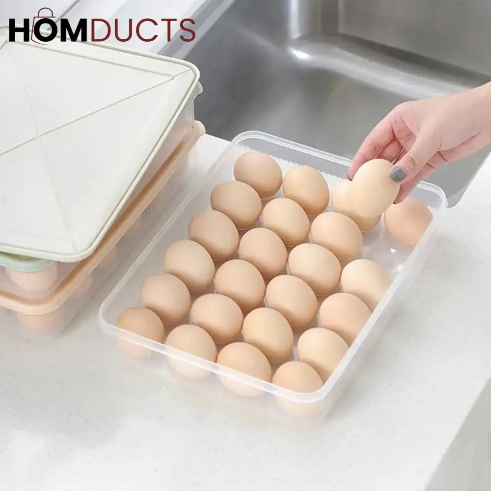 Egg Storage Box With Lid