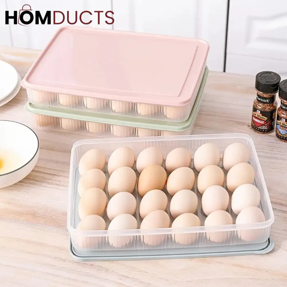 Egg Storage Box With Lid