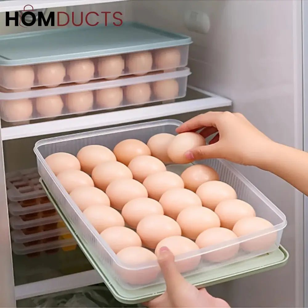 Egg Storage Box With Lid