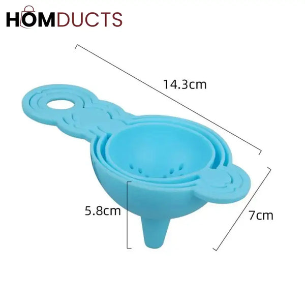Egg White Separator And Funnel Set