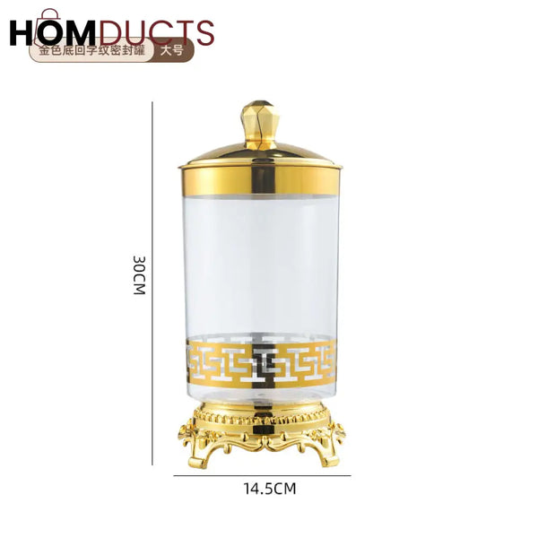 Elegant Acrylic Candy Jar Set - 3 Piece Transparent Treat Storage