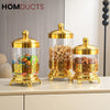 Elegant Acrylic Candy Jar Set - 3 Piece Transparent Treat Storage