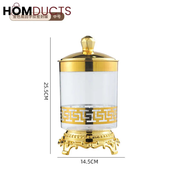 Elegant Acrylic Candy Jar Set - 3 Piece Transparent Treat Storage