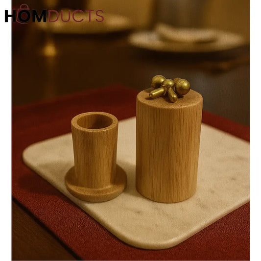 Elegant Bamboo Toothpick Dispenser