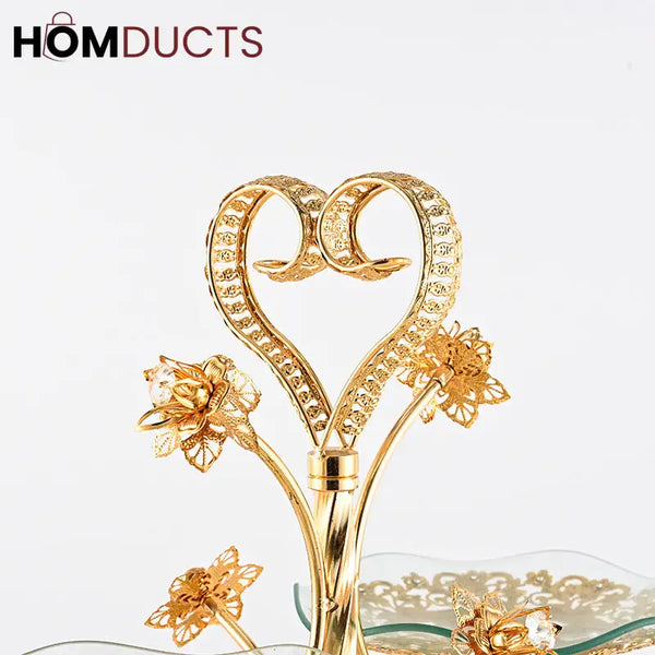 Elegant Dessert & Fruit Stand - The Perfect Cupcake & Candy Serving Tray for Weddings & Parties