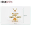 Elegant Dessert & Fruit Stand - The Perfect Cupcake & Candy Serving Tray for Weddings & Parties
