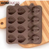 Elegant Diamond Heart Silicone Chocolate Mold for DIY Baking & Cake Decor