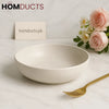 Elegant Ivory Deep Plate – Minimalist Luxury Dining Bowl