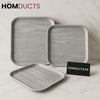 Elegant Nordic Gray Tray Set – 3 Piece Premium Serving Trays