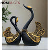 Elegant Swan Couple Statue - Perfect Wedding Gift & Home Decor