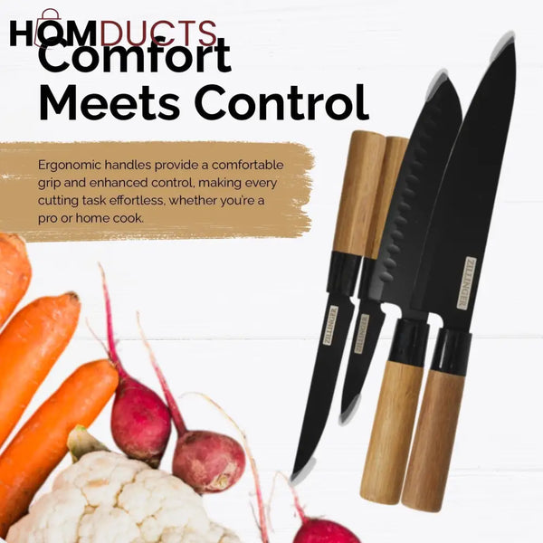 Elevate Your Culinary Experience with the 4Pcs Japanese Zillinger Knife Set