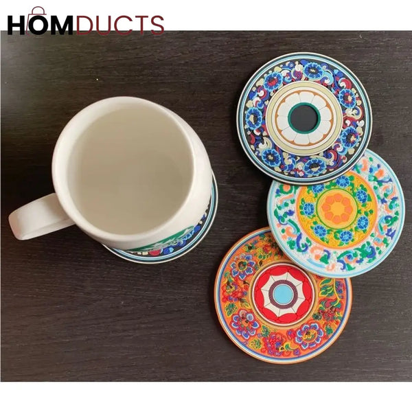 Ethnic Style Coaster Set (6Pcs)