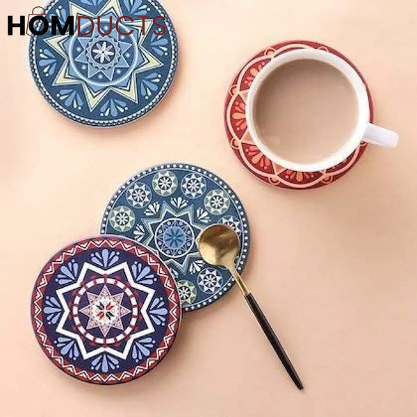 Ethnic Style Coaster Set (6Pcs)