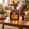 Fireplace Flame Aroma Diffuser with Mist & Light