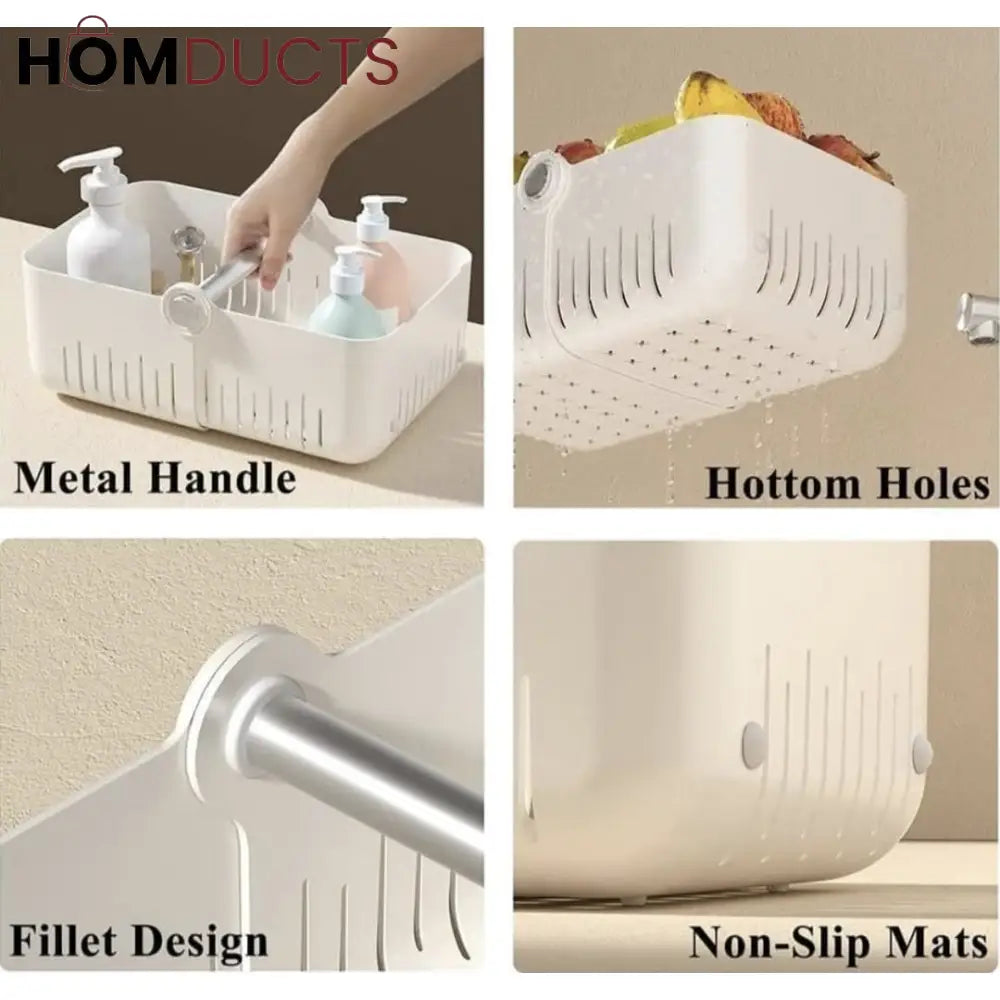 Expandable Toiletries And Kitchen Storage Basket